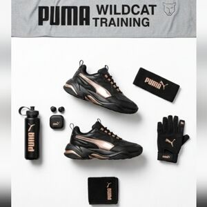 Puma Thunder Electric Sneakers Rose Gold Black Size 9